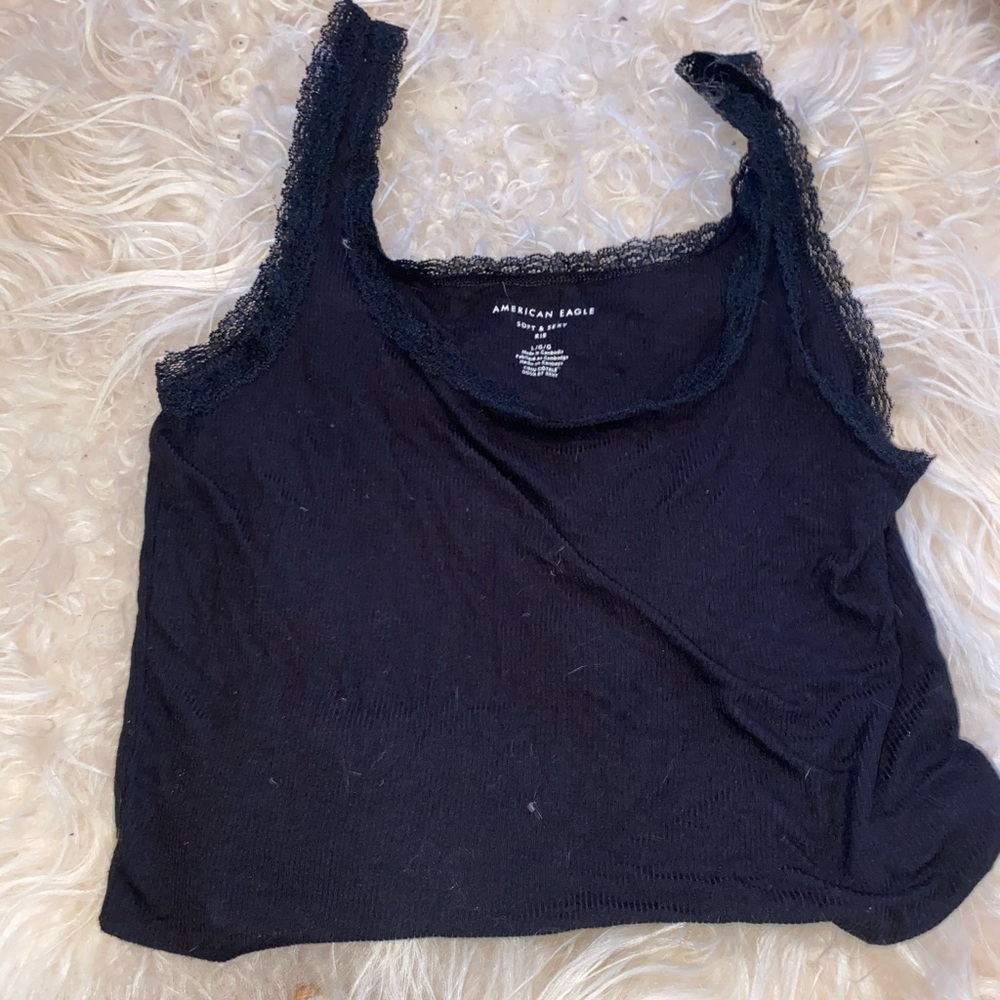 american eagle lace tank top